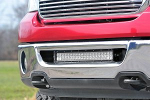 Ford F-150 LED Light Mount - Bumper - Rough Country - 20-inch Dual-Row or Single-Row - Black - '06-'08